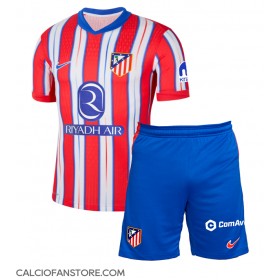 Maglia Calcio Atletico Madrid Julian Alvarez #19 Prima Divisa Bambino 2024-25 Manica Corta (+ pantaloncini)